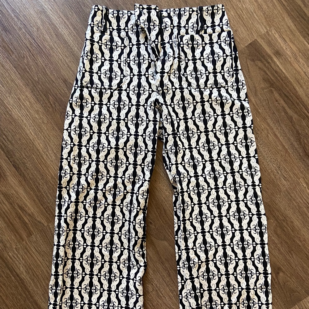 Anthropologie Maeve Colette Cropped Pants